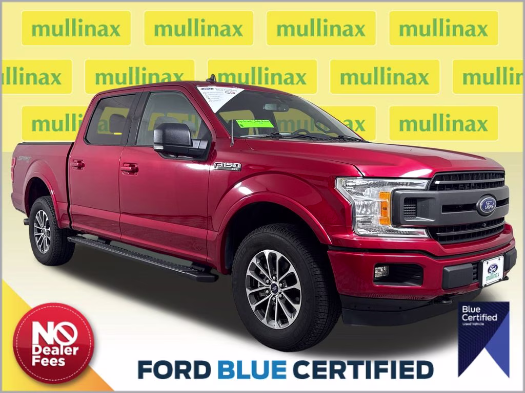 2020 Rapid Red Metallic Tinted Clearcoat Ford F-150 XLT 4X4 Truck