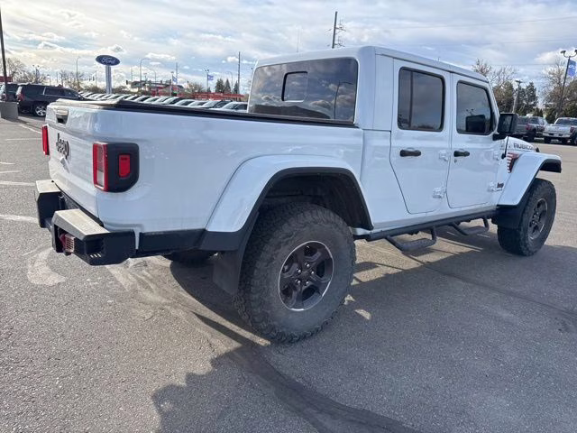 2021 Bright White Clearcoat Jeep Gladiator Rubicon 4X4 Truck