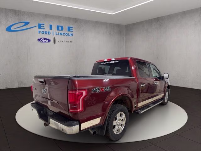 2015 Bronze Fire Metallic Ford F-150 Lariat 4X4 Truck