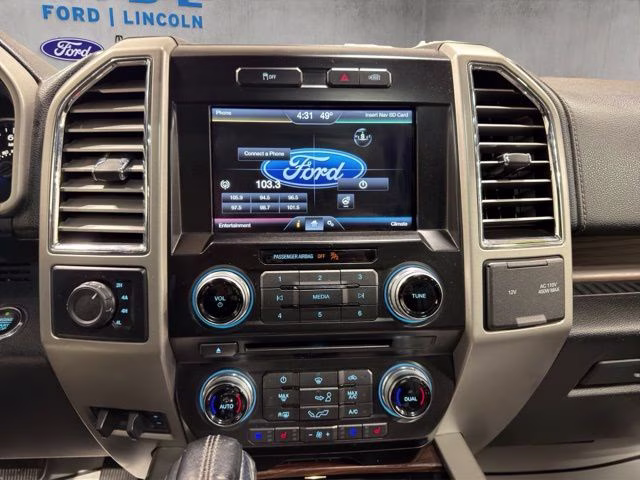 2015 Bronze Fire Metallic Ford F-150 Lariat 4X4 Truck