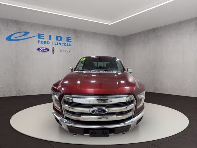 2015 Bronze Fire Metallic Ford F-150 Lariat 4X4 Truck