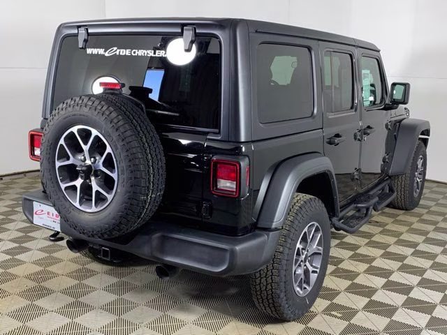 2025 Black Clearcoat Jeep Wrangler Sport S 4X4 SUV