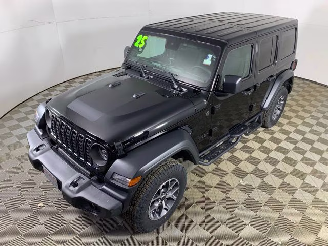 2025 Black Clearcoat Jeep Wrangler Sport S 4X4 SUV