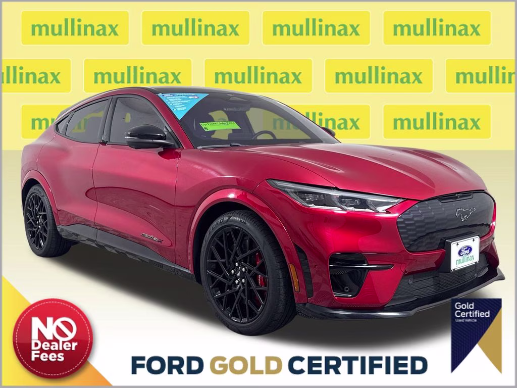 2023 Rapid Red Metallic Tinted Clearcoat Ford Mustang Mach-E GT AWD SUV