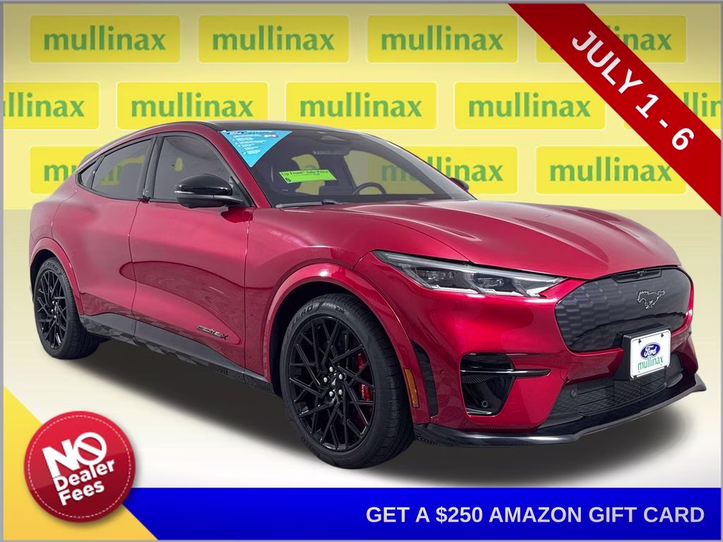 2023 Rapid Red Metallic Tinted Clearcoat Ford Mustang Mach-E GT AWD SUV