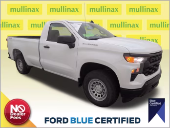 2025 Summit White Chevrolet Silverado 1500 WT 4X4 Truck