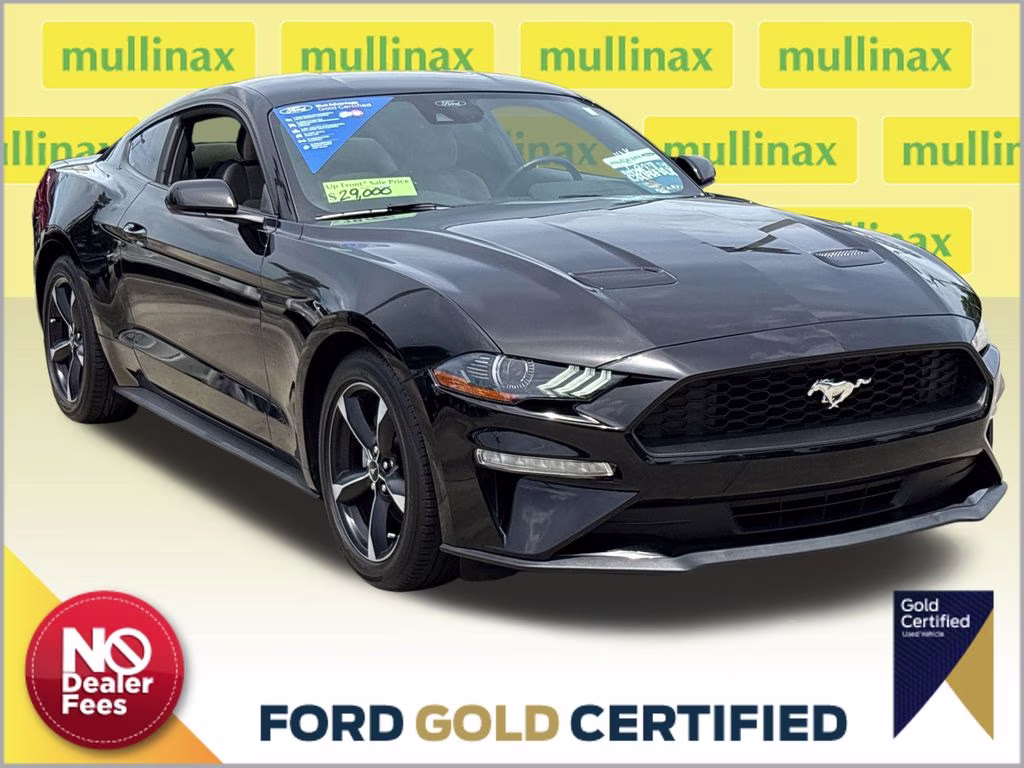 2022 Shadow Black Ford Mustang EcoBoost RWD Coupe