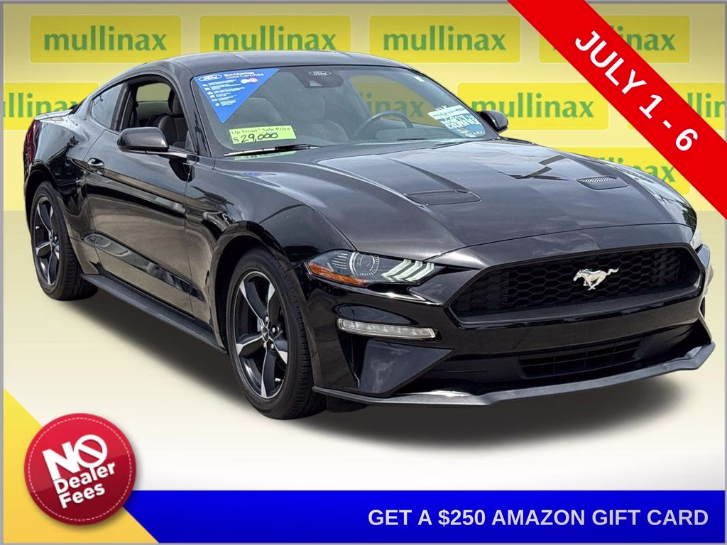 2022 Shadow Black Ford Mustang EcoBoost RWD Coupe