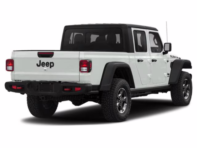 2021 Bright White Clearcoat Jeep Gladiator Rubicon 4X4 Truck