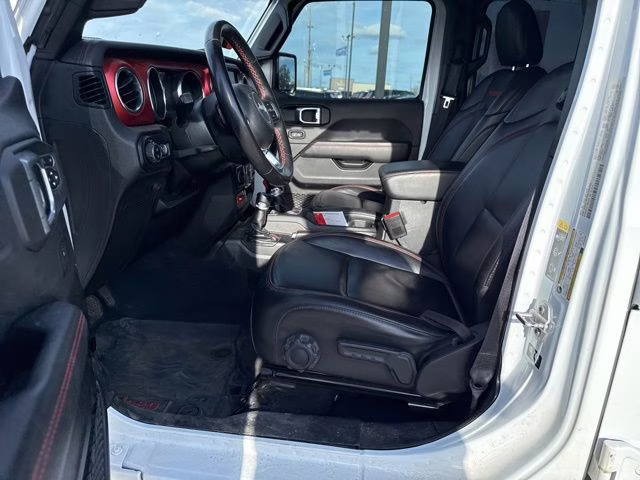 2021 Bright White Clearcoat Jeep Gladiator Rubicon 4X4 Truck