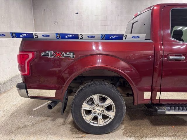 2015 Bronze Fire Metallic Ford F-150 Lariat 4X4 Truck