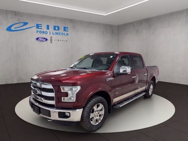 2015 Bronze Fire Metallic Ford F-150 Lariat 4X4 Truck