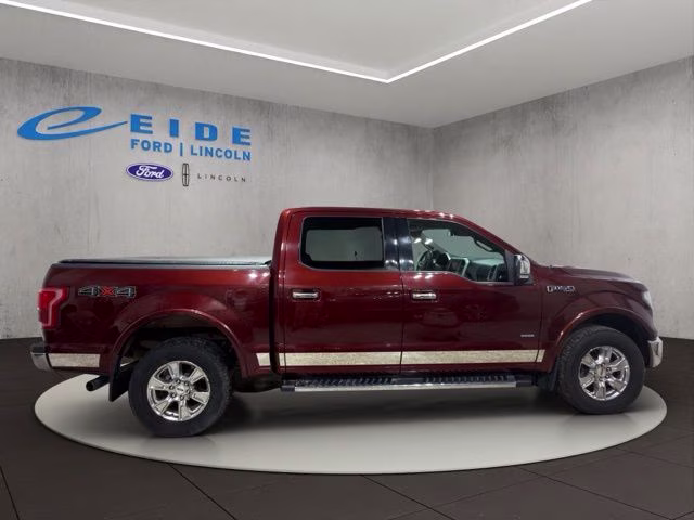 2015 Bronze Fire Metallic Ford F-150 Lariat 4X4 Truck