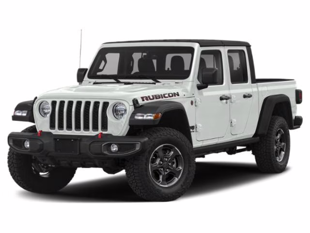 2021 Bright White Clearcoat Jeep Gladiator Rubicon 4X4 Truck