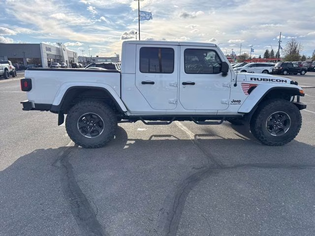 2021 Bright White Clearcoat Jeep Gladiator Rubicon 4X4 Truck