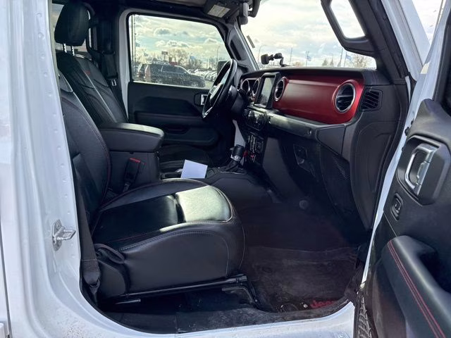 2021 Bright White Clearcoat Jeep Gladiator Rubicon 4X4 Truck