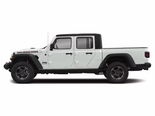 2021 Bright White Clearcoat Jeep Gladiator Rubicon 4X4 Truck