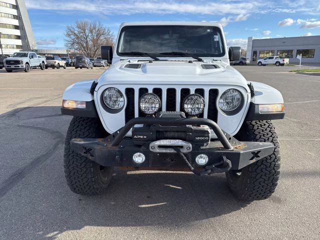 2021 Bright White Clearcoat Jeep Gladiator Rubicon 4X4 Truck