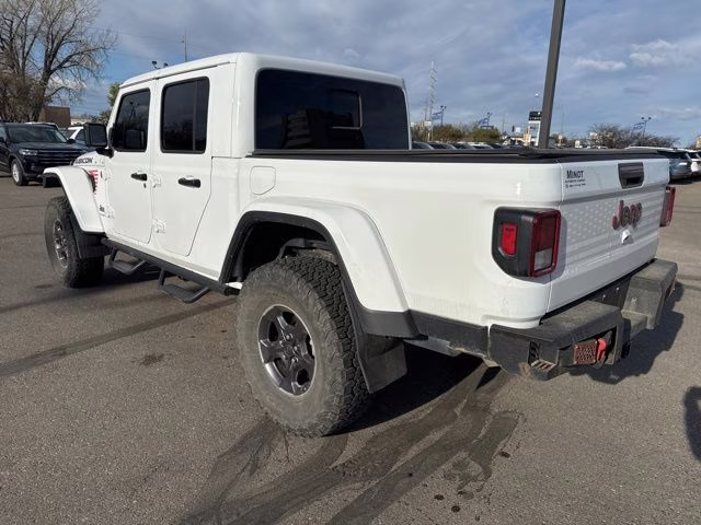 2021 Bright White Clearcoat Jeep Gladiator Rubicon 4X4 Truck