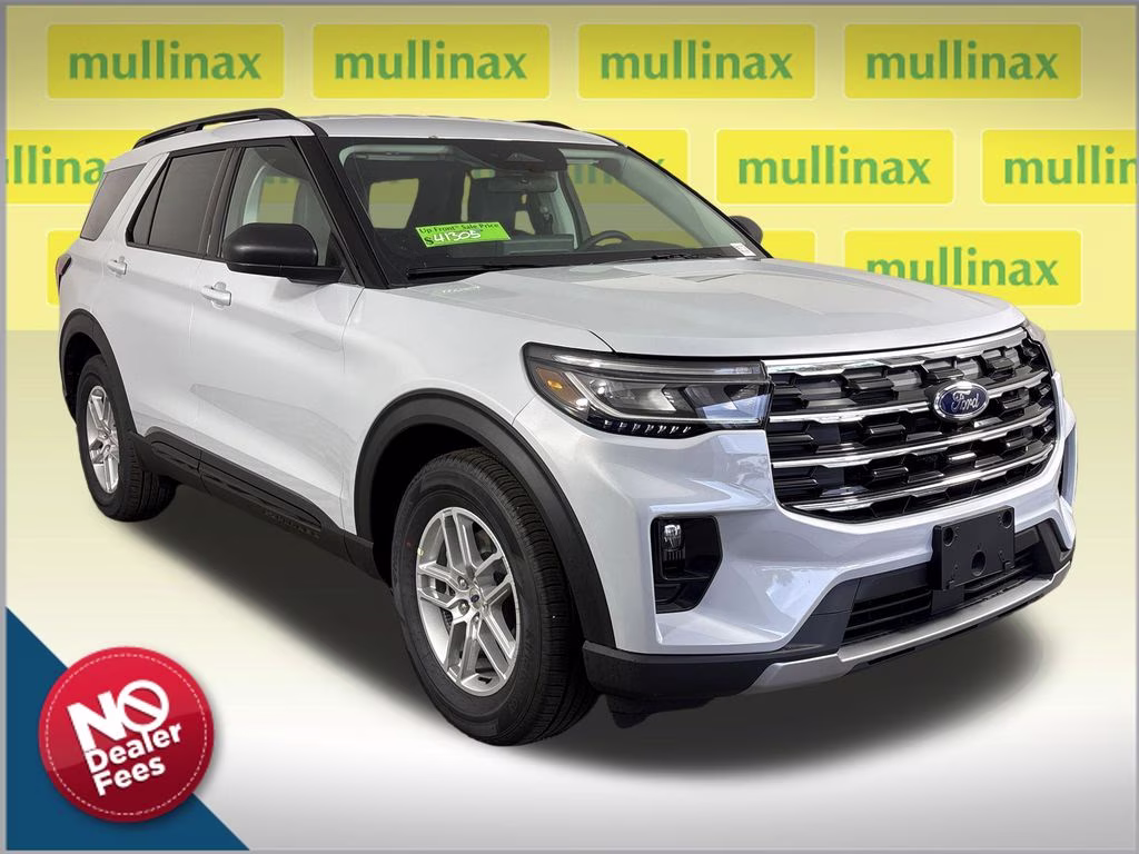 2026 Space White Metallic Ford Explorer Active RWD SUV