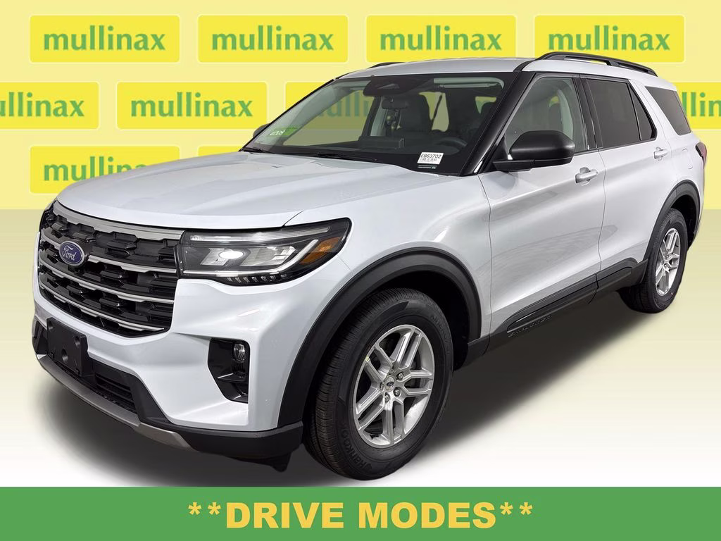 2026 Space White Metallic Ford Explorer Active RWD SUV