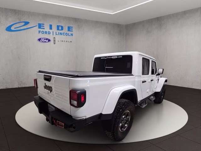 2021 Bright White Clearcoat Jeep Gladiator Rubicon 4X4 Truck
