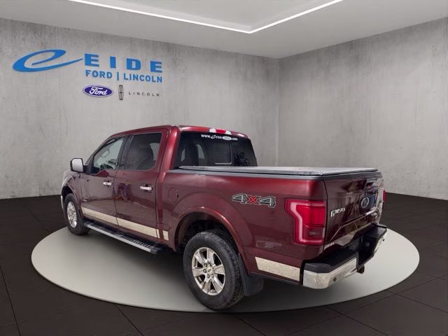 2015 Bronze Fire Metallic Ford F-150 Lariat 4X4 Truck