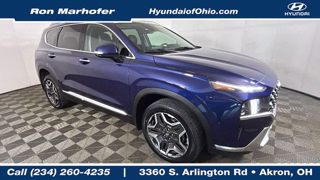 2023 Stormy Blue Hyundai Santa Fe Hybrid Limited AWD SUV