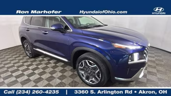 2023 Stormy Blue Hyundai Santa Fe Hybrid Limited AWD SUV