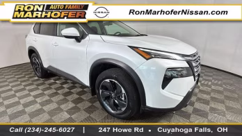 2024 Everest White Pearl Nissan Rogue SV AWD SUV