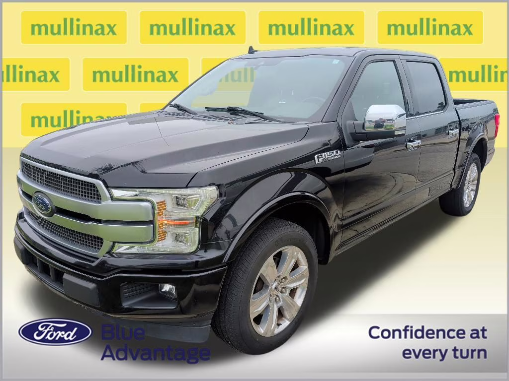 2019 Agate Black Metallic Ford F-150 Platinum RWD Truck