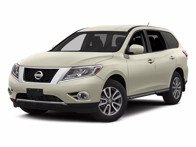 2014 Moonlight White Nissan Pathfinder SV 4X4 SUV