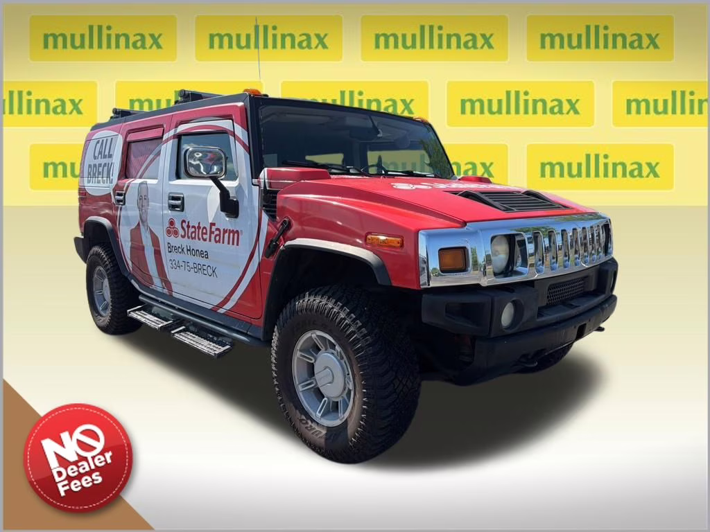 2004 Sunset Orange Metallic HUMMER H2 Base 4X4 SUV