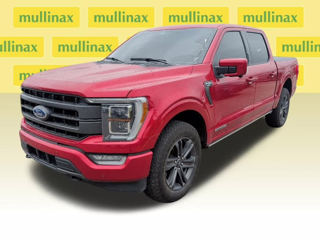 2023 Rapid Red Metallic Tinted Clearcoat Ford F-150 Lariat 4X4 Truck