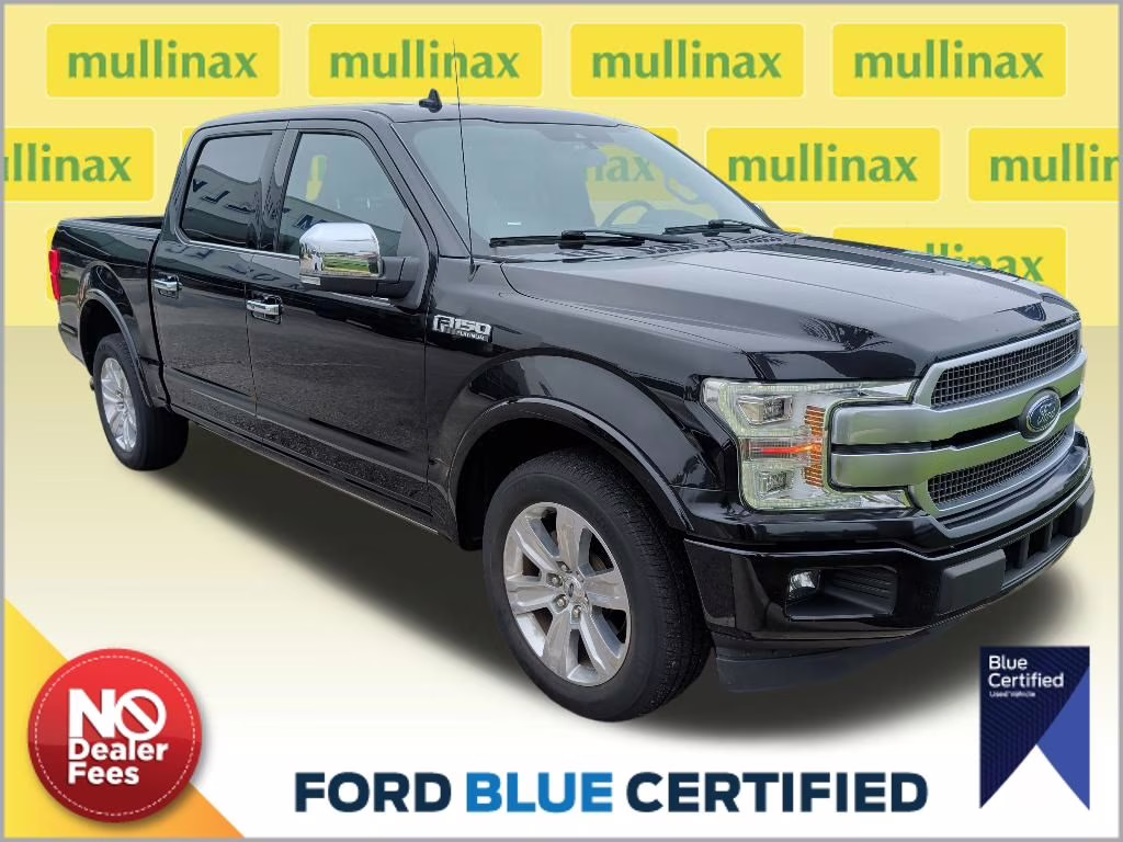 2019 Agate Black Metallic Ford F-150 Platinum RWD Truck