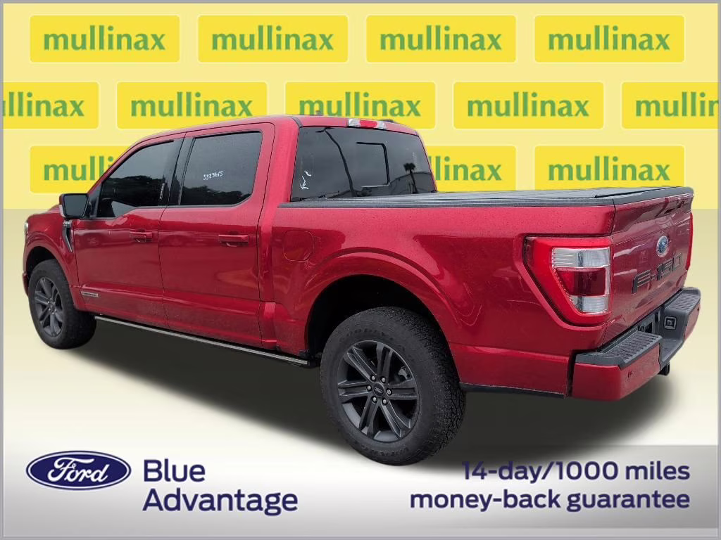 2023 Rapid Red Metallic Tinted Clearcoat Ford F-150 Lariat 4X4 Truck