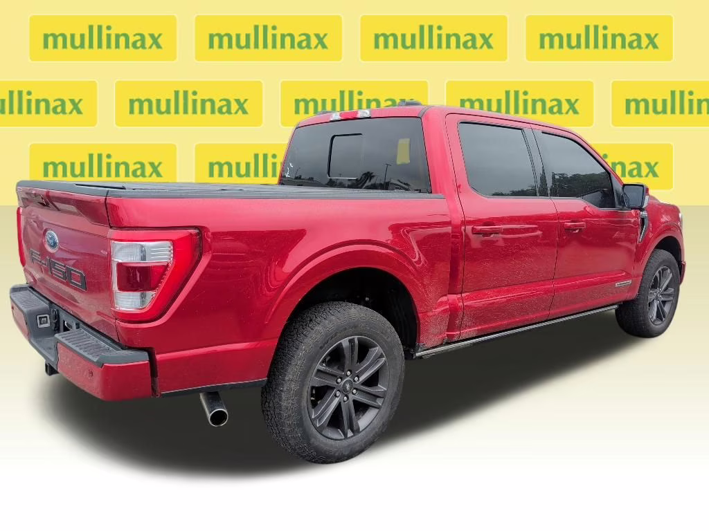 2023 Rapid Red Metallic Tinted Clearcoat Ford F-150 Lariat 4X4 Truck