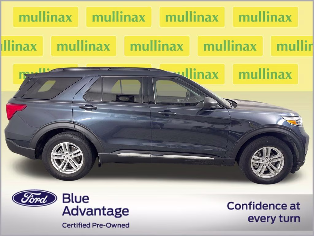 2023 Stone Blue Metallic Ford Explorer XLT RWD SUV