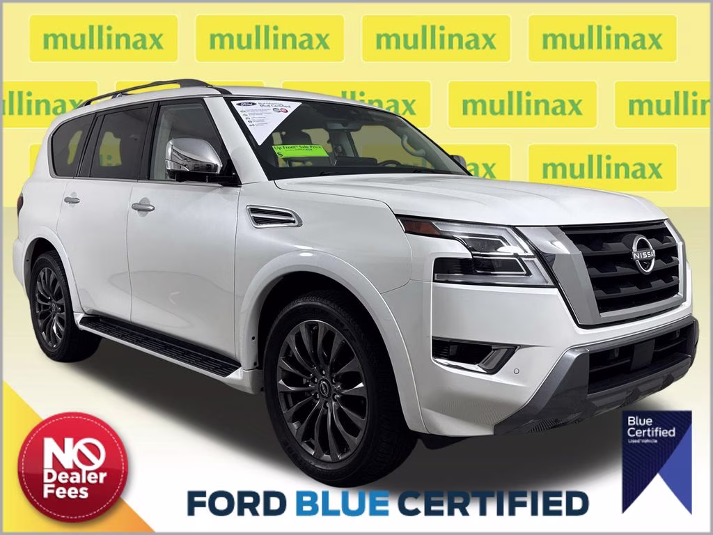 2024 Aspen White Tricoat Nissan Armada Platinum 4X4 SUV