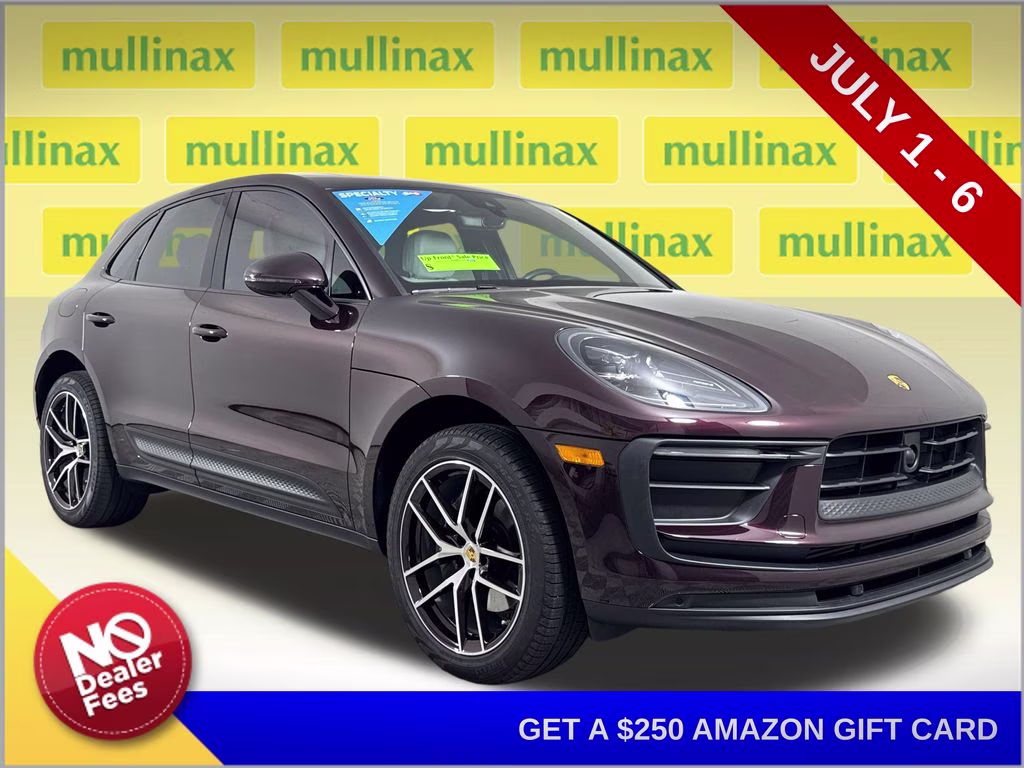 2023 Copper Ruby Metallic Porsche Macan T AWD SUV