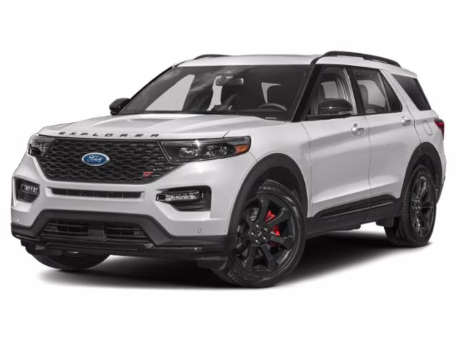 2023 White Metallic Ford Explorer ST 4X4 SUV