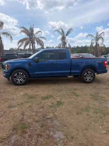 2023 Blue Metallic Ford F-150 XL RWD Truck