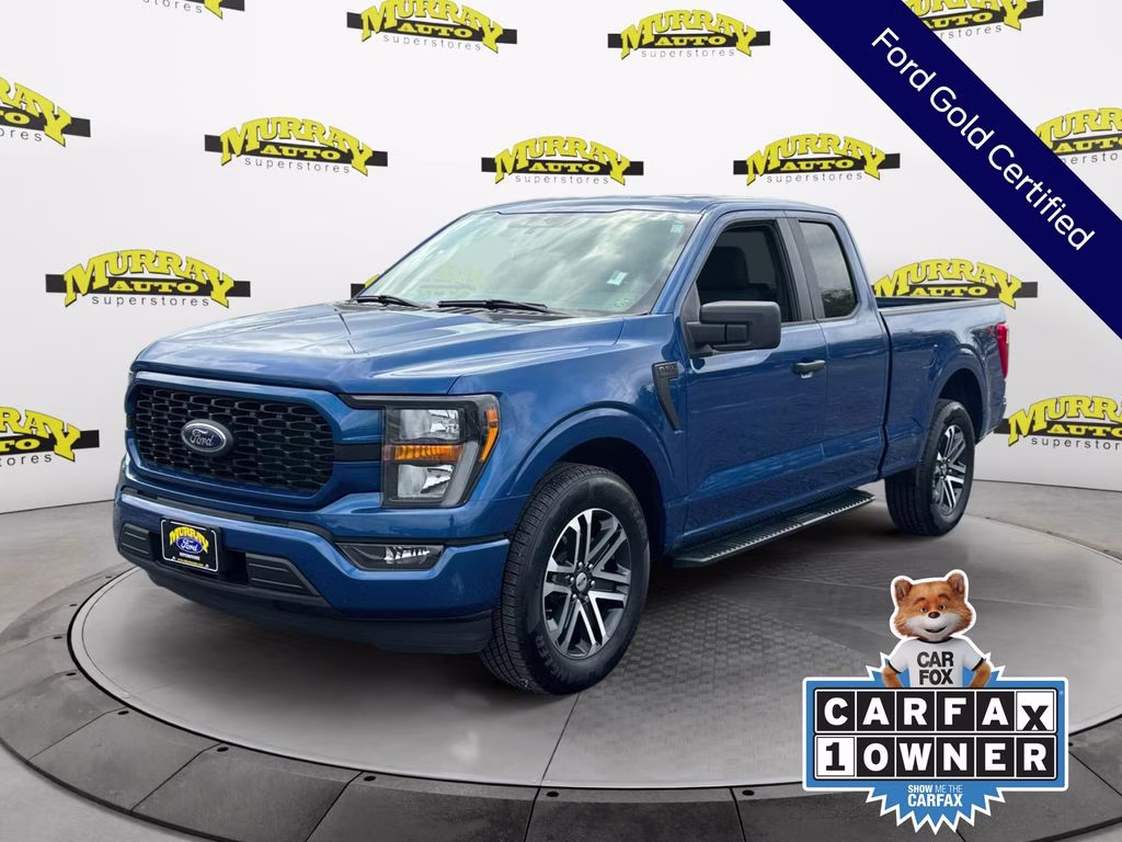 2023 Blue Metallic Ford F-150 XL RWD Truck