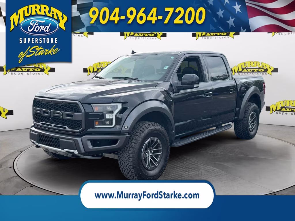 2019 Black Metallic Ford F-150 Raptor 4X4 Truck