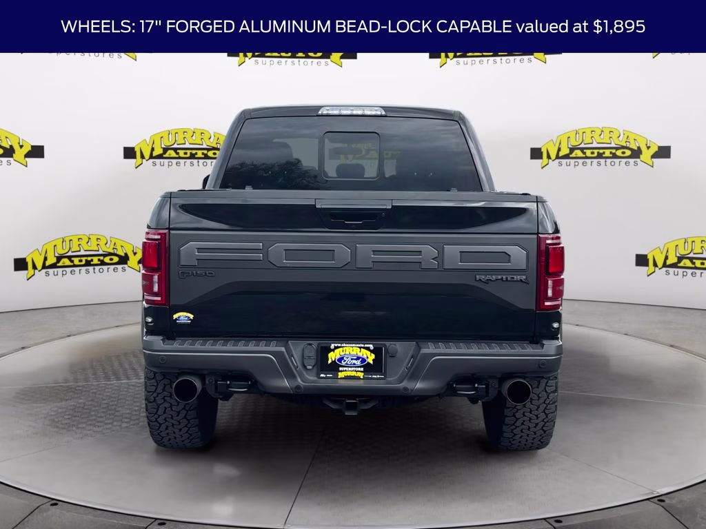 2019 Black Metallic Ford F-150 Raptor 4X4 Truck