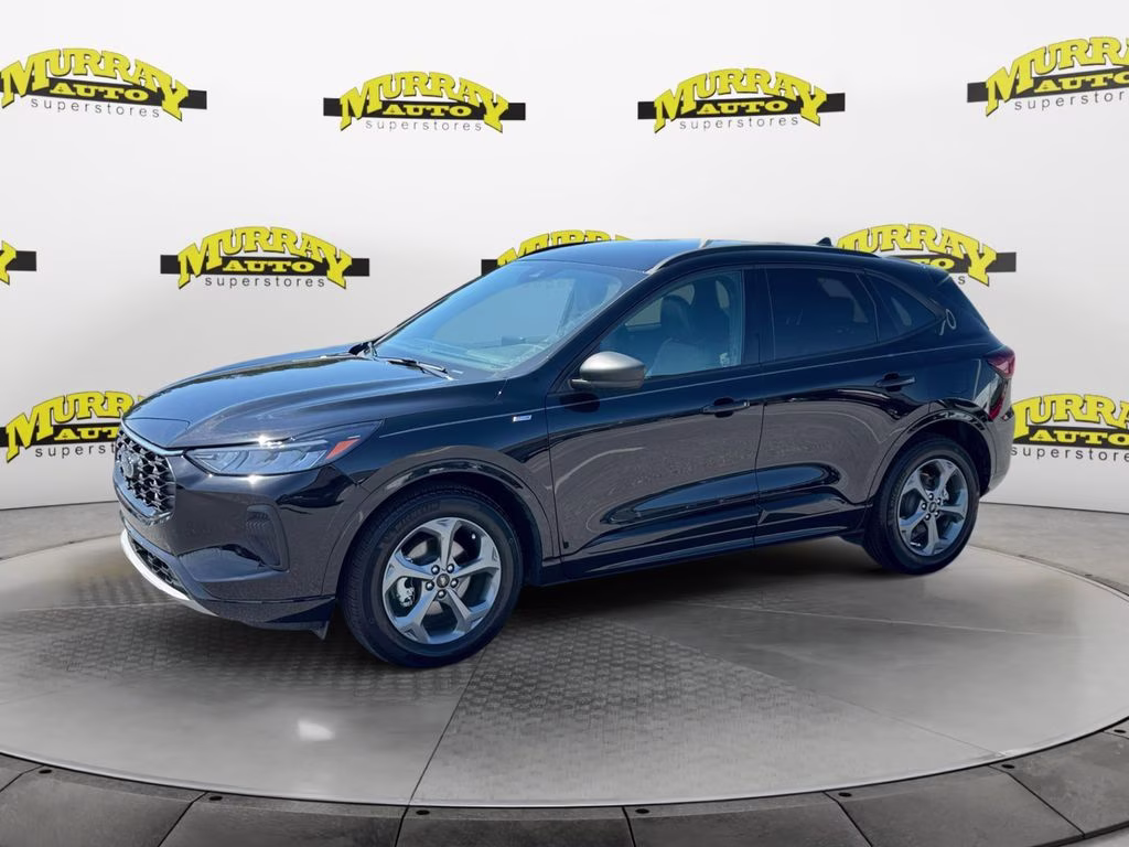 2024 Agate Black Metallic Ford Escape Hybrid ST-Line FWD SUV