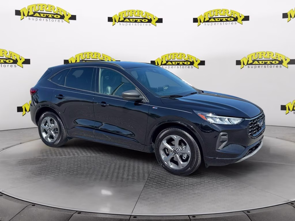 2024 Agate Black Metallic Ford Escape Hybrid ST-Line FWD SUV