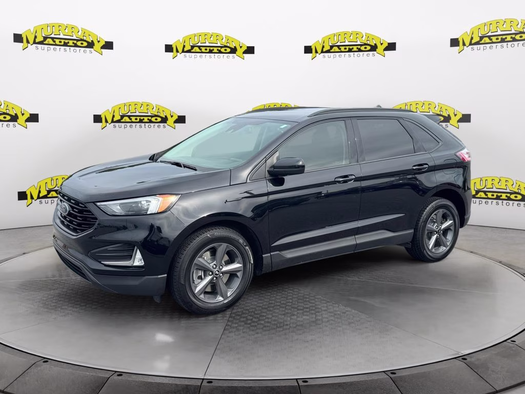 2023 Agate Black Metallic Ford Edge SEL AWD SUV