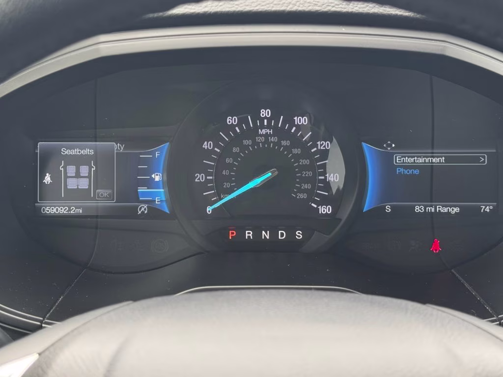 2023 Agate Black Metallic Ford Edge SEL AWD SUV