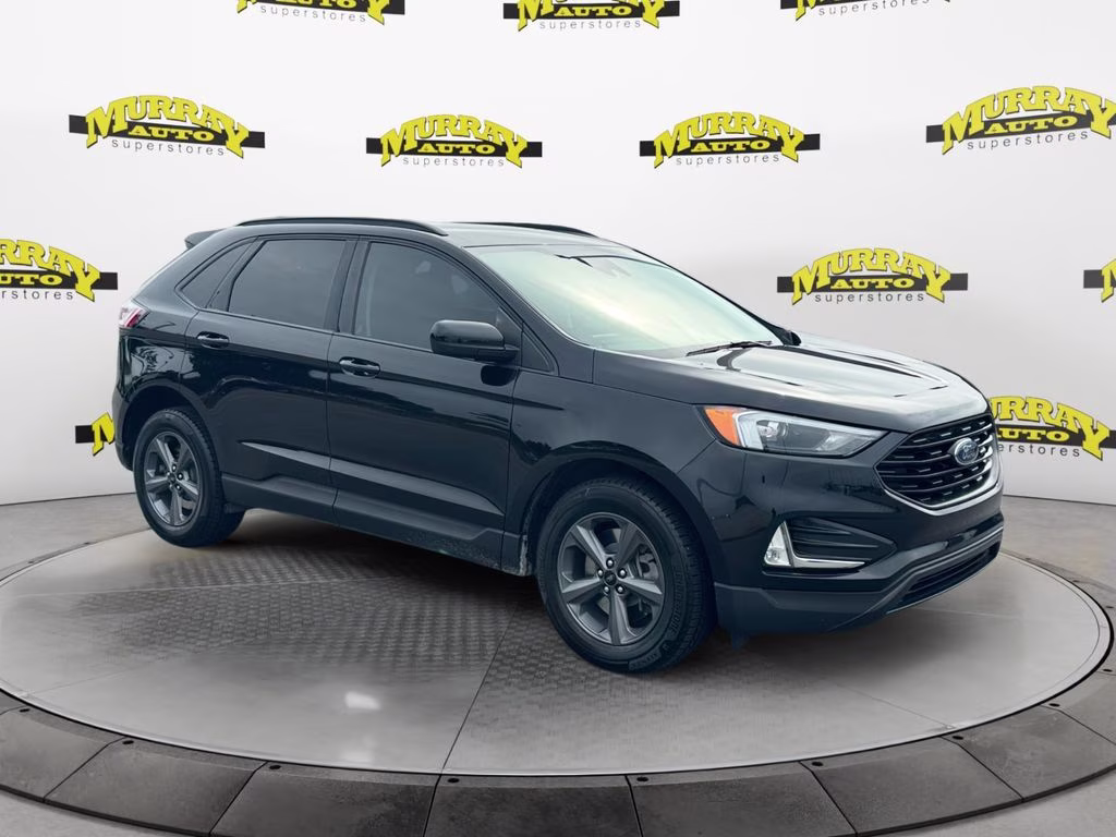 2023 Agate Black Metallic Ford Edge SEL AWD SUV